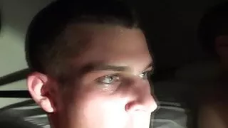 Military hunks get pounded during shower