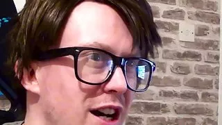 Curvy redhead with perfect melons cocksucking fake producer