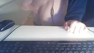 Masturbation cum cumshot man boy hairy cock