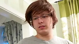 Arsch, Babe, Großer Schwanz, Niedlicher Sex, Brille, Lutschen