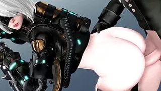 Hot Nier Automata fucking and sucking dick