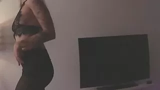 My first Abritvideo - Neighbor seduced in nylons