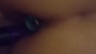 My anal whore loves toys