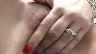 Bitt rubbing her pussy