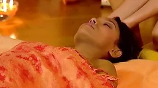 Real Girlfriends Relaxing Each Other With Massage