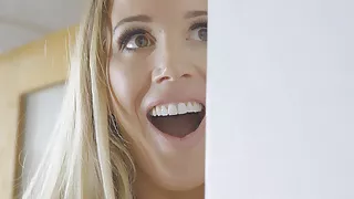 Rebecca More hops onto her Stepson's dick