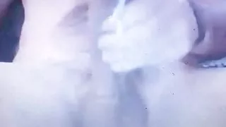 Hairy hung daddy cums a hot load