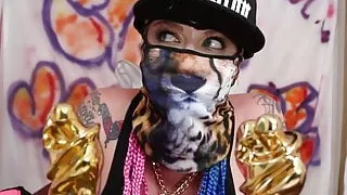 Leya Falcon Gets intitiated into the gang by being DPed with