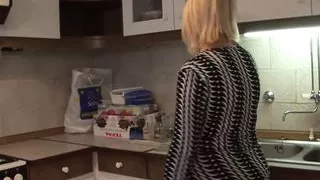 Fun blonde MILF fucks a younger guy