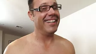 Curly haired MILF gets fucked and facialized