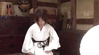 Cute Asian babe gets caught masturbating