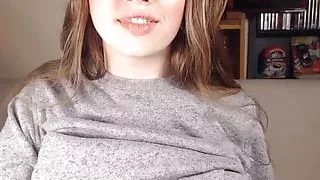 Blonde With Hairy Pussy Loves To Tease On Cam