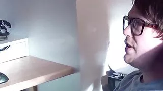 Blonde babe Carly Rae tricked into blowjob UK casting