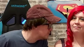 UK MILF Devon Breeze sucking cock deepthroat in audition