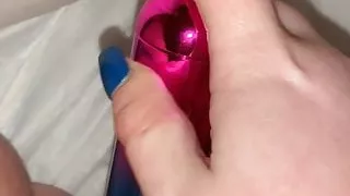 Fucking my rainbow dildo