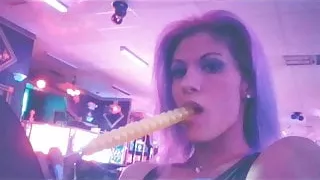 Kali Coast sucks Pockets Deep Down Her Throat