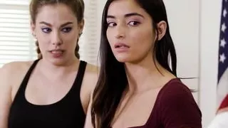 WebYoung Emily Willis & Friend Punished by Lesbian Teacher
