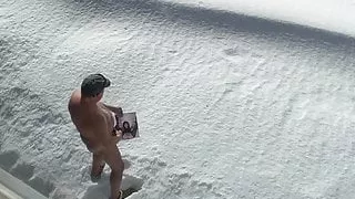 Outdoors with Neighbours Watching!