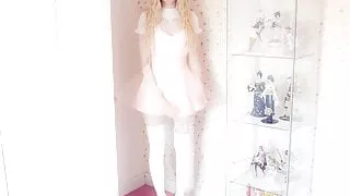 Peach Milky Modelling Hot Outfits