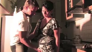 Short haired german granny fucks young boy like a cowgirl