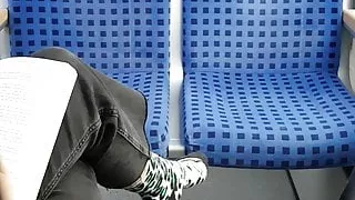 Nice socks on train 3