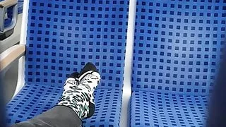 Nice socks on train 4
