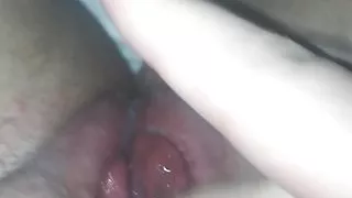 Girl fucks dildo