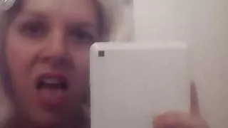 Hot blonde hairy pussy