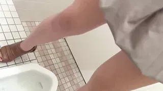 Japanese ladies secretly taped peeing in a bar restroom