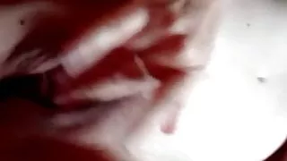 Caroline masturbates before I penetrate her