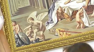 Elegant British MILF working on beautiful babes pussy