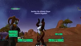 WoW Pandaren jerkbaits like a proper slut