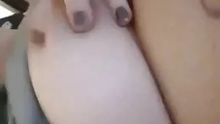 Humiliated Fat Slut Masturbating with a hammer