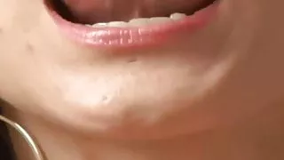 Shoot your cum in my pretty little mouth JOI