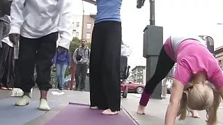 Sexy Milfs Street Yoga Feet