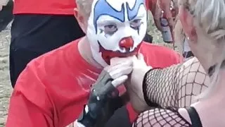 Foot Worshiping by FlipFlop The Clown