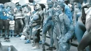 Tribal Paint Public Nudity