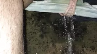 Pissing into my panties and jeans