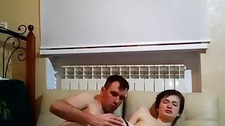 Meine heiße Frau auf der Couch bumsen