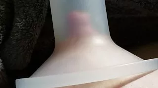 Nipple suctioned hard by breast pump