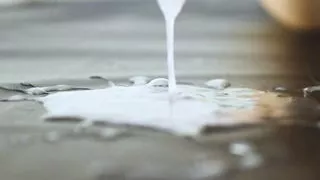 My cum play - I lick the cum off the floor