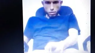 Latino nutting a huge thick cum show