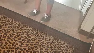 Thick bbw granny cameltoe