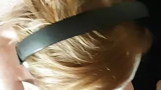 my exGF sucks my Dick blindfolded