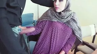 Exotic muslim amateur spreads her tight pussy wide