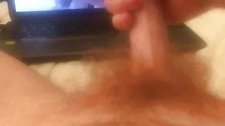 Masturbating to my own video and cumming.
