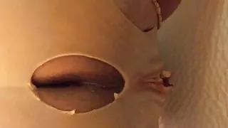 Daddy tries out his gift to me!