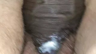 Pussy getting creamy wet