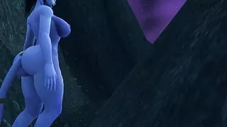 Cock Hungry Draenei Talking Some Small Cocked Stud Off