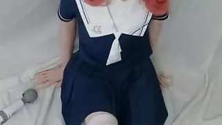 kigurumi sailor suit vibrating